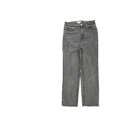 H&M Straight Leg Women's size 8 Gray Denim Jeans - Picture 1 of 5